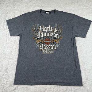 Harley Davidson Men’s Bahamas Short Sleeve Winged Tee T Shirt